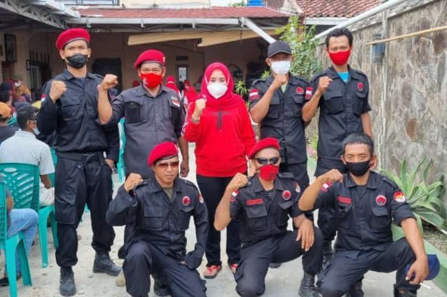 Rosdiana Gelar Vaksinasi Dosis ke 2  untuk warga desa karang anyar kecamatan jati agung lam-sel