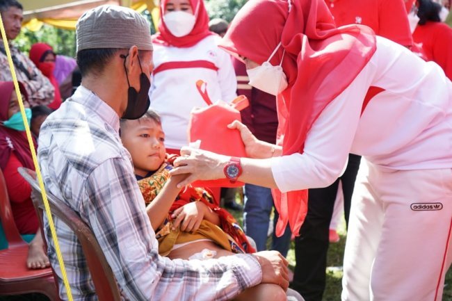 Germas dan Bhakti Sosial di desa Padan Kecamatan Penengahan 