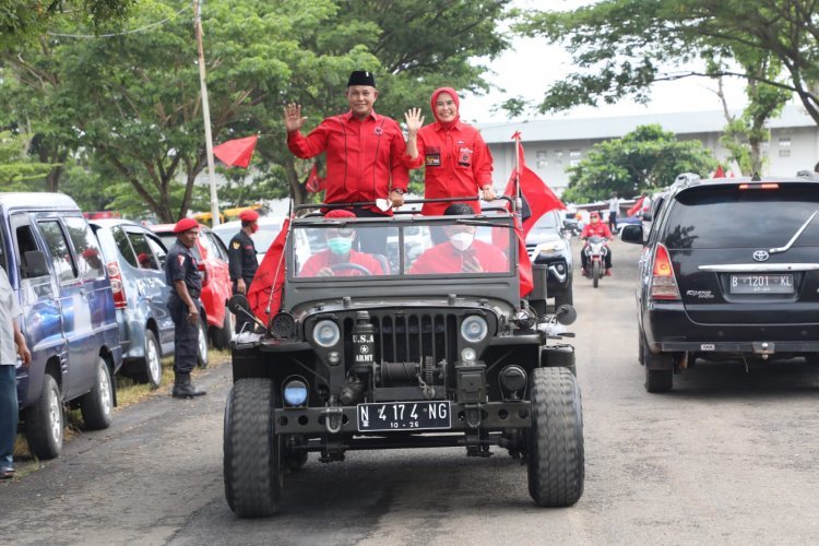 Upacara HUT PDI Perjuangan ke -49 Kabupaten Lampung Selatan
