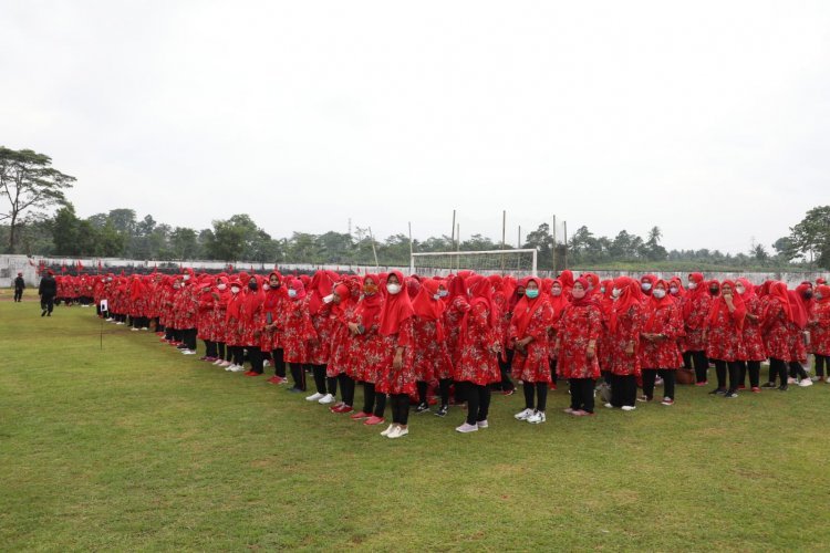 Upacara HUT PDI Perjuangan ke -49 Kabupaten Lampung Selatan