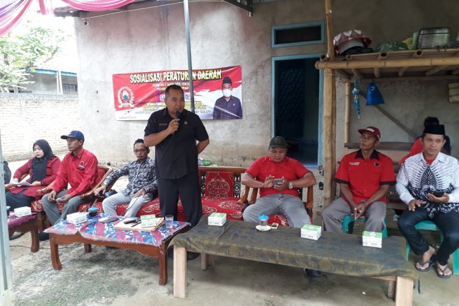 Kegiatan Sosper bapak Sulastiono dengan PAC dan ranting kec waysulan