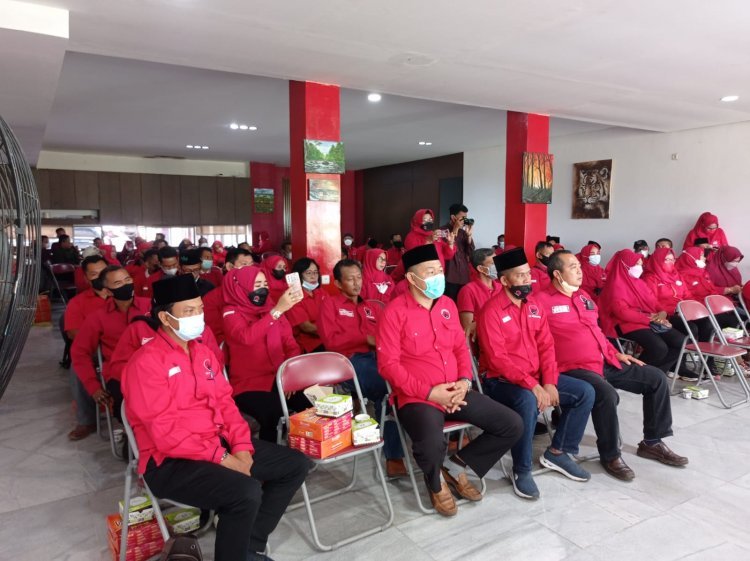 Laksanakan Instruksi Partai, DPC PDI Perjuangan Lampung Selatan Gelar Rapat Koordinasi (Rakor)