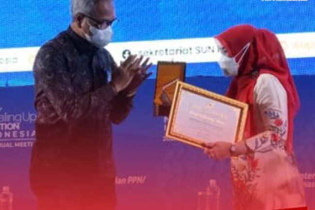 Bappenas Apresiasi Inovasi Kabupaten Lampung Selatan Dalam Pengentasan Stunting yang dipimpin Hj. Winarni Nanang Ermanto