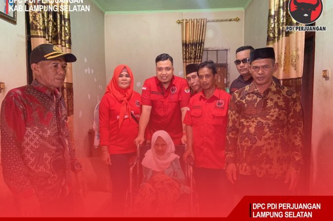 Peduli Sesama, BBHAR DPC PDI Perjuangan Lampung Selatan  Gelar  Sunat Gratis dan Bagikan Kursi Roda