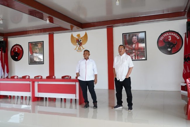 Kunjungan Ketua DPD PDI Perjuangan Provinsi Lampung SUDIN, SE ke Aula DPC PDI Perjuangan Kab Lampung Selatan 