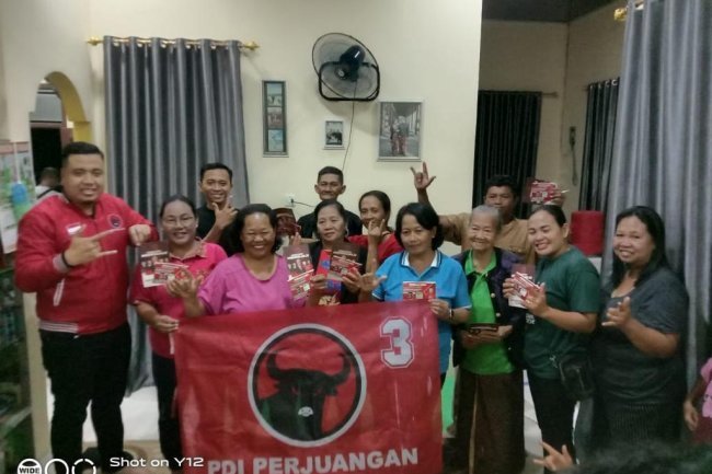 BBHAR DPC PDI Perjuangan Lampung Selatan Terus Bergerak Kampanyekan Ganjar Pranowo Kepada Masyarakat