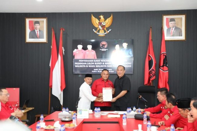 Terima B1 KWK Dari PDI-Perjuangan, Nanang Antoni Besok Daftar Ke KPU