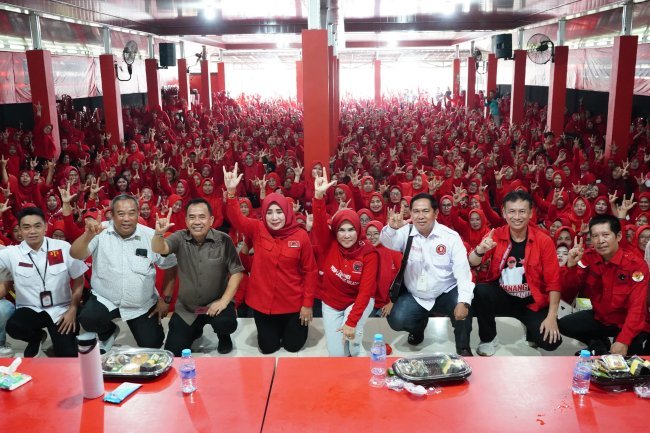 Srikandi PDI Perjuangan Lampung Selatan Siap Menangkan Nanang-Antoni di Pilkada 2024