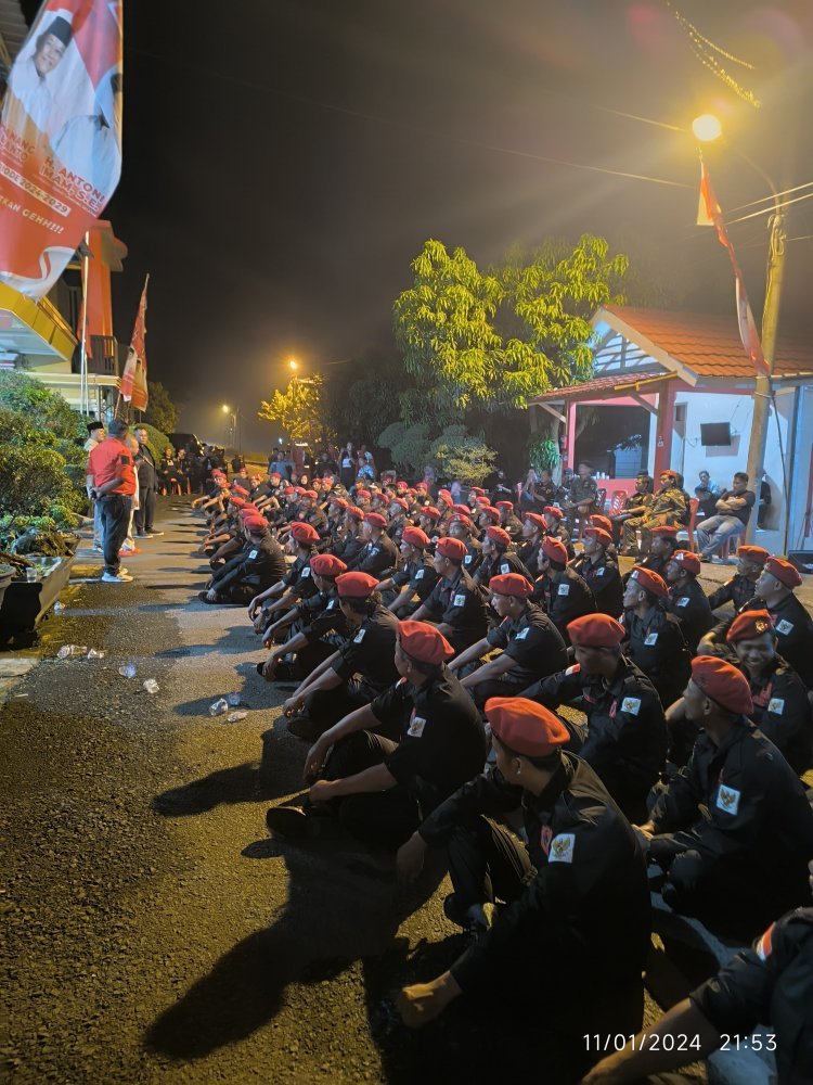 Songsong Pemilihan Kepala Daerah 2024, DPC PDI   Perjuangan Lampung Selatan Gelar Apel siaga Dalam Mengawal Kemenangan Nanang-Antoni