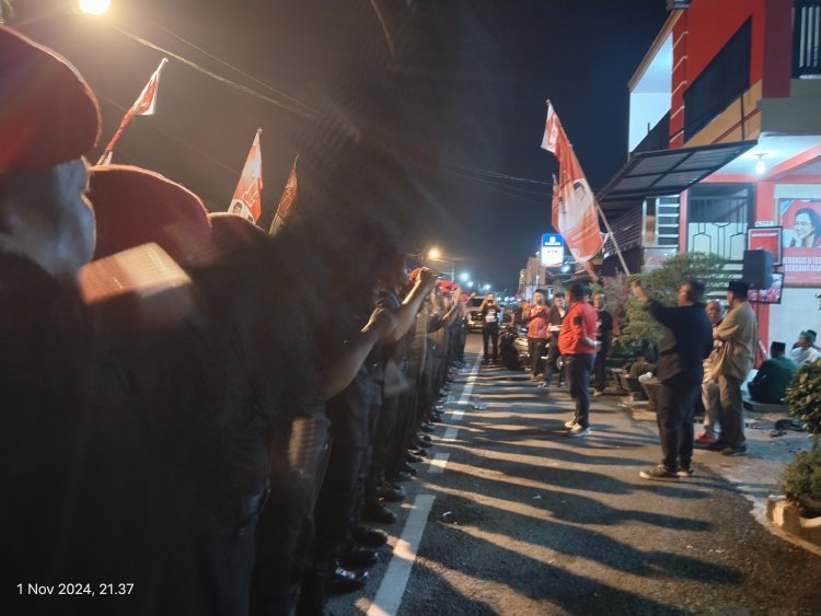 Songsong Pemilihan Kepala Daerah 2024, DPC PDI   Perjuangan Lampung Selatan Gelar Apel siaga Dalam Mengawal Kemenangan Nanang-Antoni