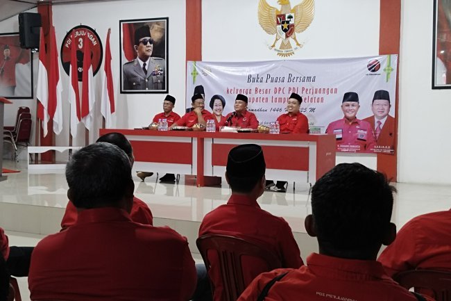 DPC PDIP Lampung Selatan Gelar Silaturahmi Ramadhan dan Buka Bersama