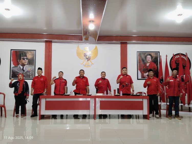 DPC PDI Perjuangan Lampung Selatan Resmikan Rumah Partisipasi Publik